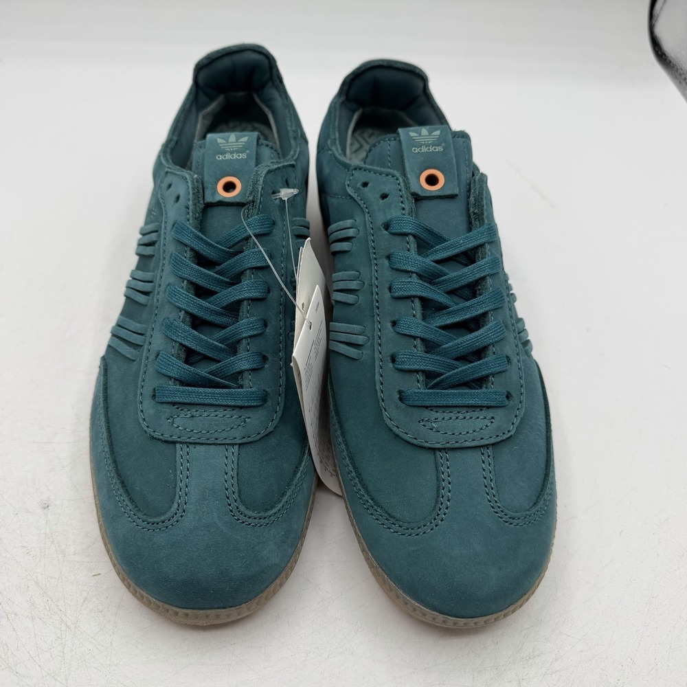 Adidas Samba Shoes Womens Size 10 Green Vapour Leather Casual Sneakers BY2832 - Picture 5 of 15